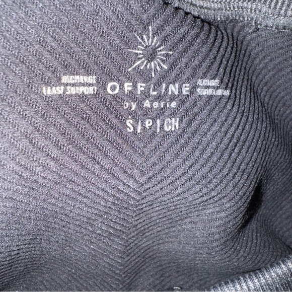 Aerie OFFLINE Least Support Ribbed Sports Bra or Top | Excellent Used Condition - Picture 4 of 8